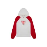 Ecru & Tomato Red