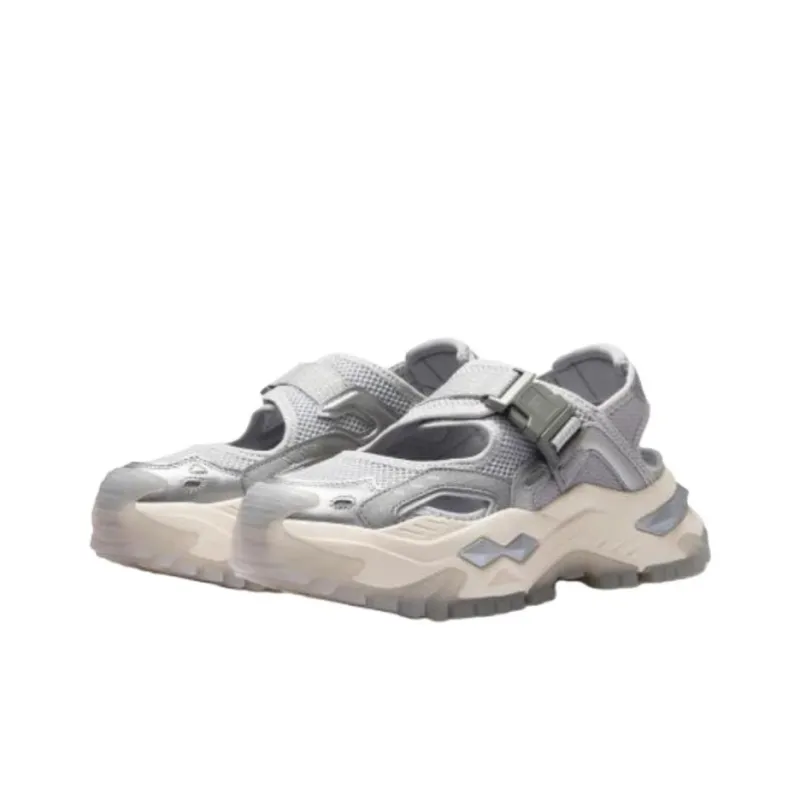 FILA FUSION BIANCO Breathable River Trekking Shoes Women's Silver-1