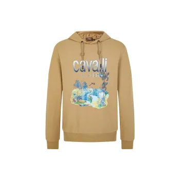 Cavalli Class Sweatshirt Men's Camel