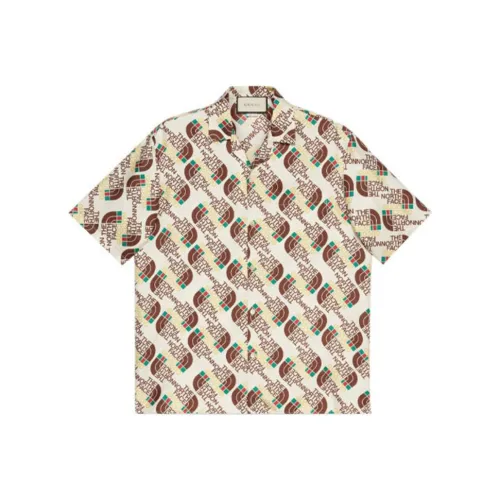 GUCCI X The North Face Web Silk addition shirt