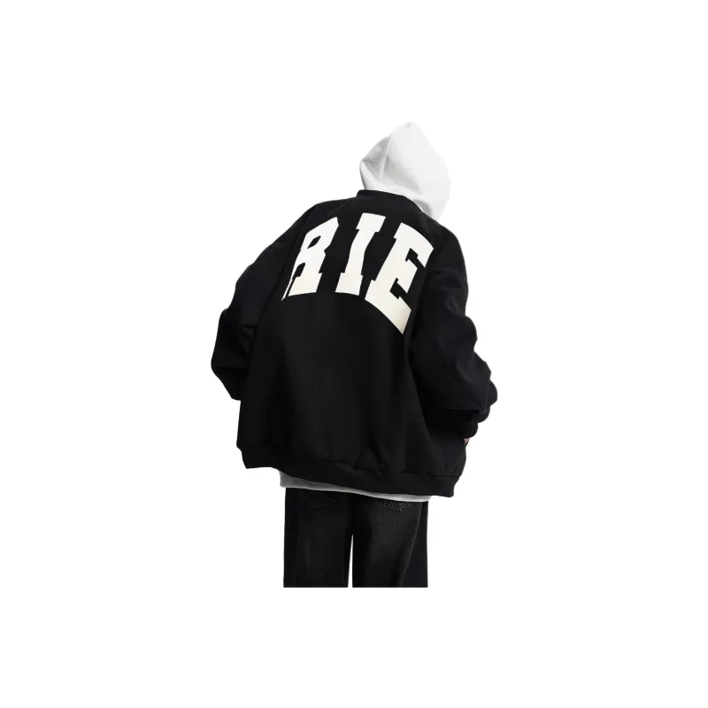 M MAICCO Design Letter Embroidery American Trendy Brand Windbreaker Jackets & Coats Unisex-32