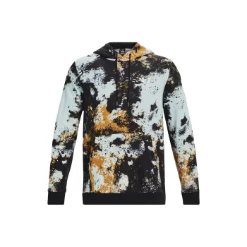 Under Armour Essential Sweatshirts Men Halogen Blue/Ochre Yellow