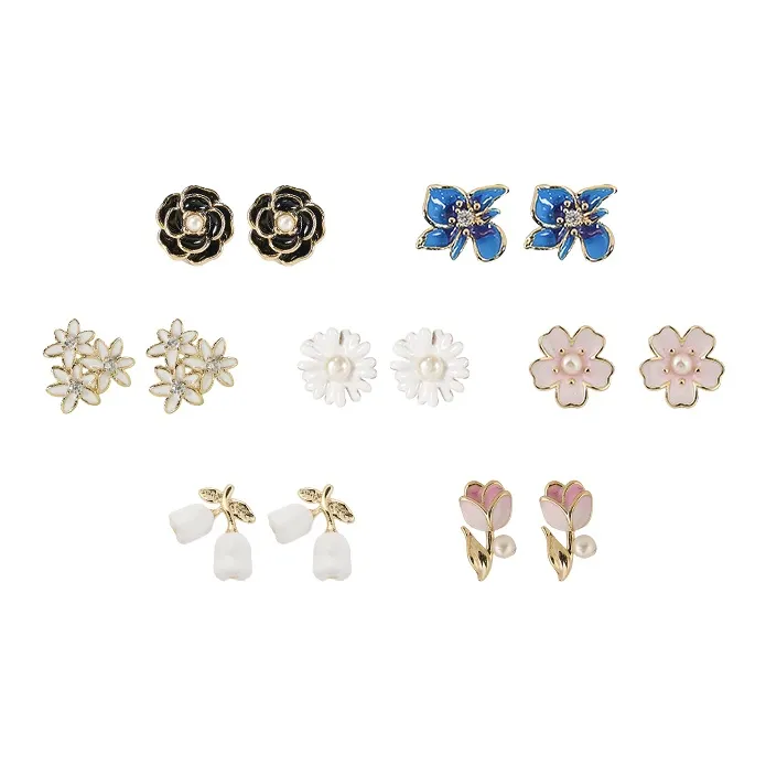 The British Museum Gold Plated Copper, Synthetic Cubic Zirconia Stud Earrings Women's-0