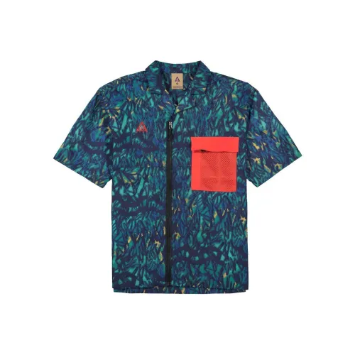 Nike ACG Shirt Men's Royal Blue/Orange