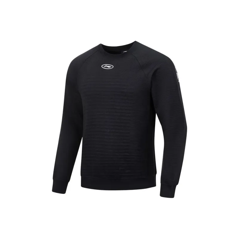 LiNing CBA Collection Professional Basketball Collection Sweatshirt Men's Black-0