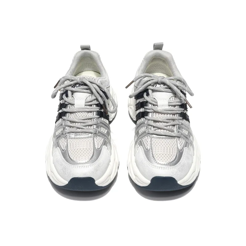 Yang Nianhua Cushioning, Slip Resistant, And Abrasion Resistant Low Top Chunky Sneakers Women's-2