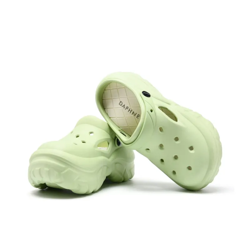 DAPHNE Clogs Women's Light Green-4