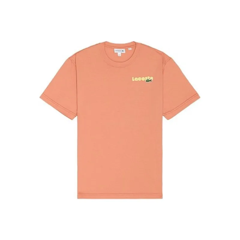 LACOSTE T Shirts Men Orange-0