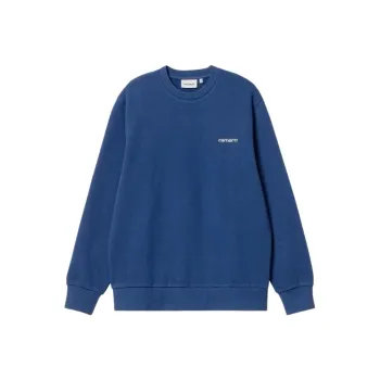 Carhartt WIP Script Embroidery Sweatshirt Men's Blue