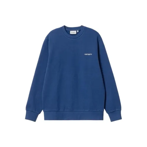 Carhartt WIP Script Embroidery Sweatshirt Men's Blue
