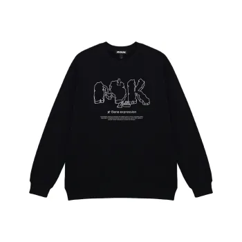 MK MONKEY KING Sweatshirt Unisex Black