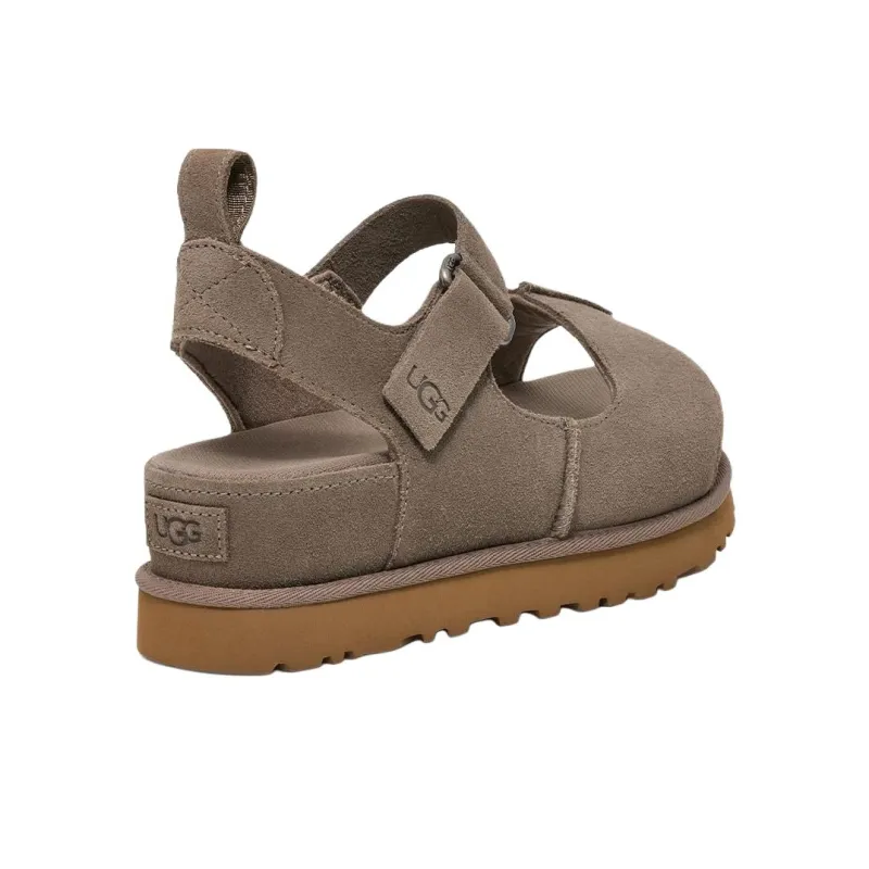 UGG Goldenstar Hi One Strap Sandals Women's Smoke Plume Gray-3