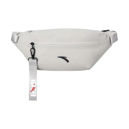 Anta Variety Training Collection Fabric Fanny Pack Regular Unisex Corn White