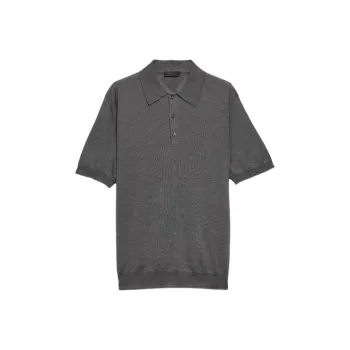 PRADA Knitted Polo Shirt