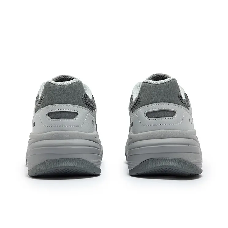 361° Sailing Series Breathable And Wear resistant Low Top Chunky Sneakers Men's Gray-3