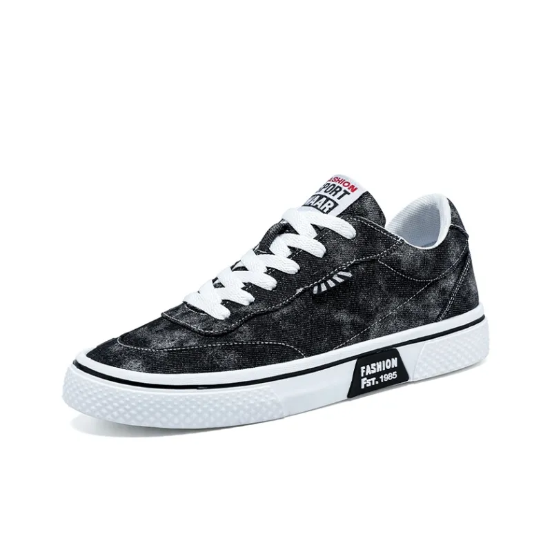 HACKBUTEER Low Top Canvas Shoes Men's Box Included-14