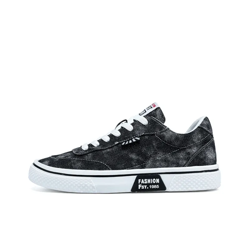 HACKBUTEER Low Top Canvas Shoes Men's Box Included-13
