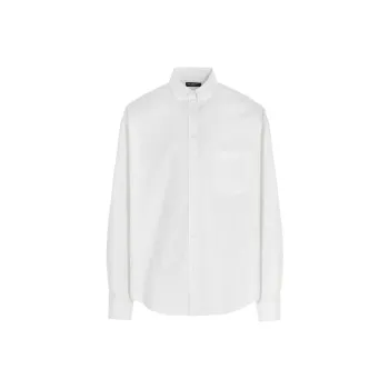 Balenciaga Logo Embroidered Shirt