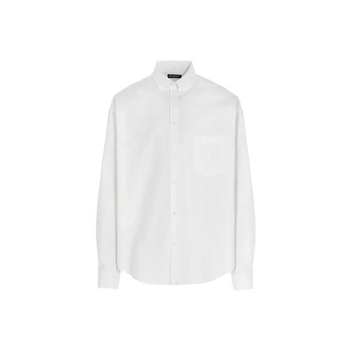 Balenciaga Logo Embroidered Shirt-0
