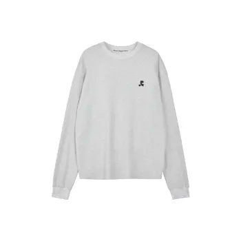 Rest&Recreation OVERSIZED WAFFLE CREWNECK T SHIRT T Shirt Men's LIGHT GREY/Light Gray