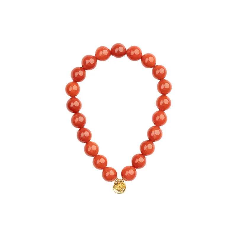 Xianyuan South Red Agate Fine Jade Bracelets Unisex-0