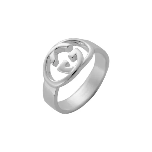 GUCCI Sterling Silver Rings Women's Silver