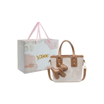 Yalu PU Portable Crossbody Bag, Shoulder Bag Unisex Brown/Ecru/Pink/Black