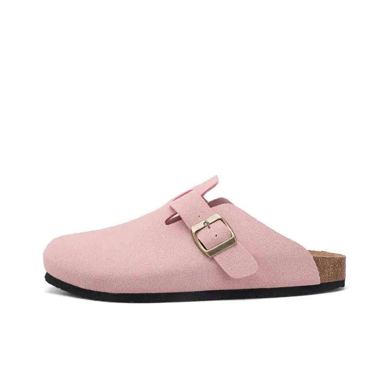 Magelly Cork Sole Slip Resistant Abrasion Resistant Quiet Wrap toe Slippers Unisex-4