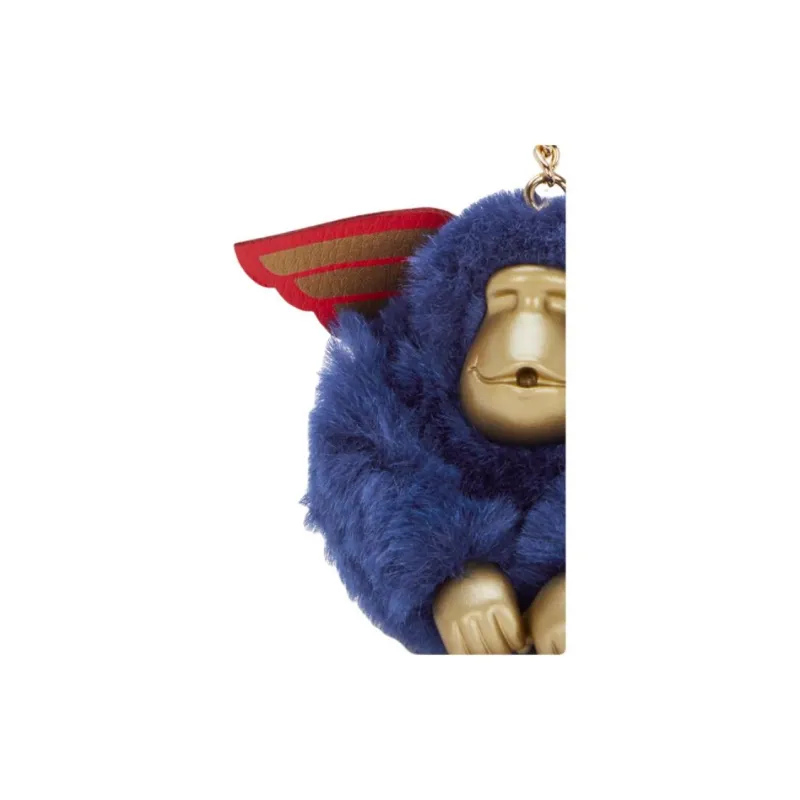 Kipling WONDER WOMAN Wonder Woman Fabric Bag Charm Bag Merch Women's Miracle Elegant Blue-2