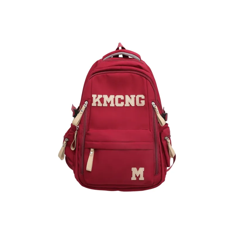 Yalu Fabric Backpack Unisex Black/Red/Khaki/Blue-7