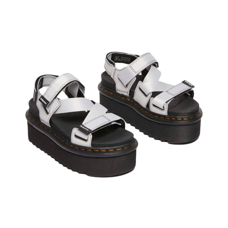 Dr.Martens Kimber II One Strap Sandals Women's Dusty Gray-2
