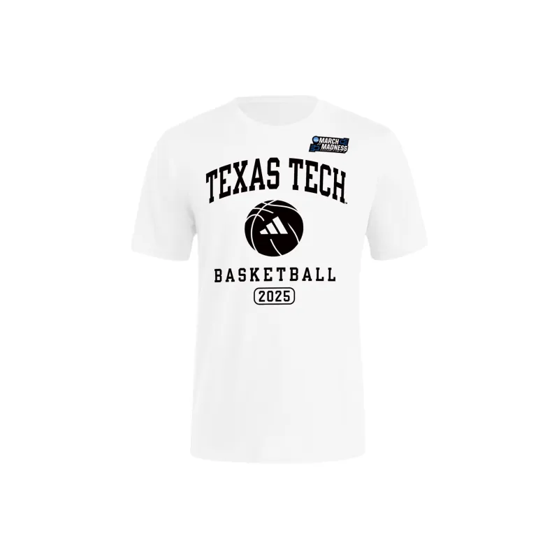 Adidas Free Shipping With AdiClub Texas Tech March Madness Basketball Shirt-0