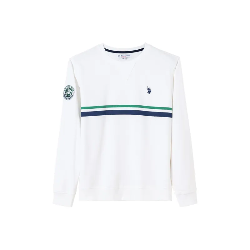 U.S. POLO ASSN. Sweatshirt Men's Pure White-0