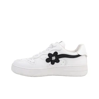 WATER THE PLANT 'GR' GOAT Low Top Skateboard Shoes Unisex White