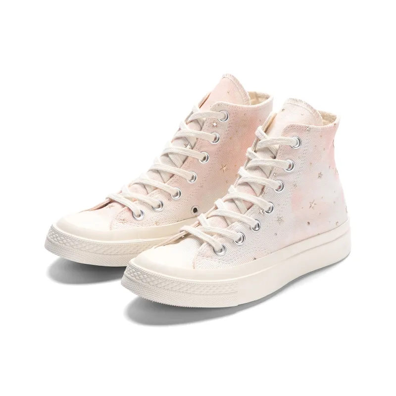 MARS*GEOME Slip Resistant, Abrasion Resistant, Lightweight High Top Canvas Shoes Women's Peach Pink-2
