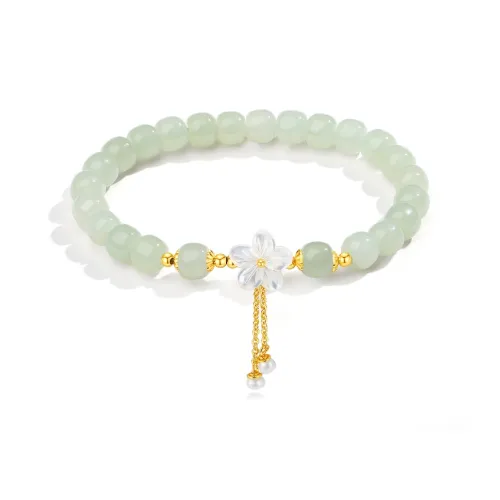 YINCHIE Hetian Jade Bracelets White Jade/Pale Greenish White Jade Women's