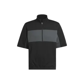 Adidas Free Shipping With AdiClub Ultimate365 Short Sleeve Half Zip Pullover
