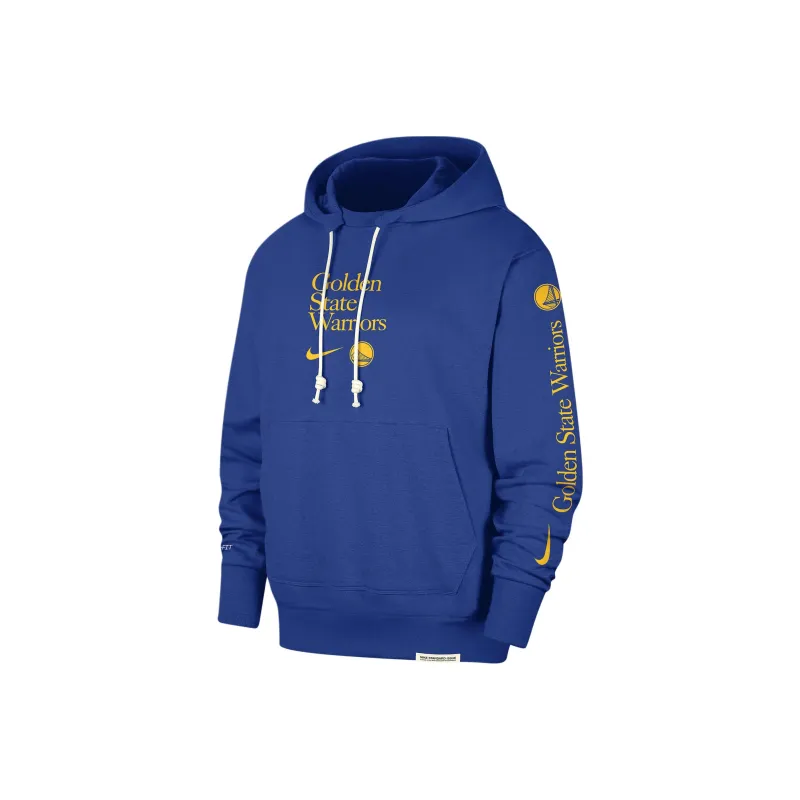 Nike Golden State Warriors Standard Issue Courtside Men's Nike Dri FIT Nba Hoodie-0