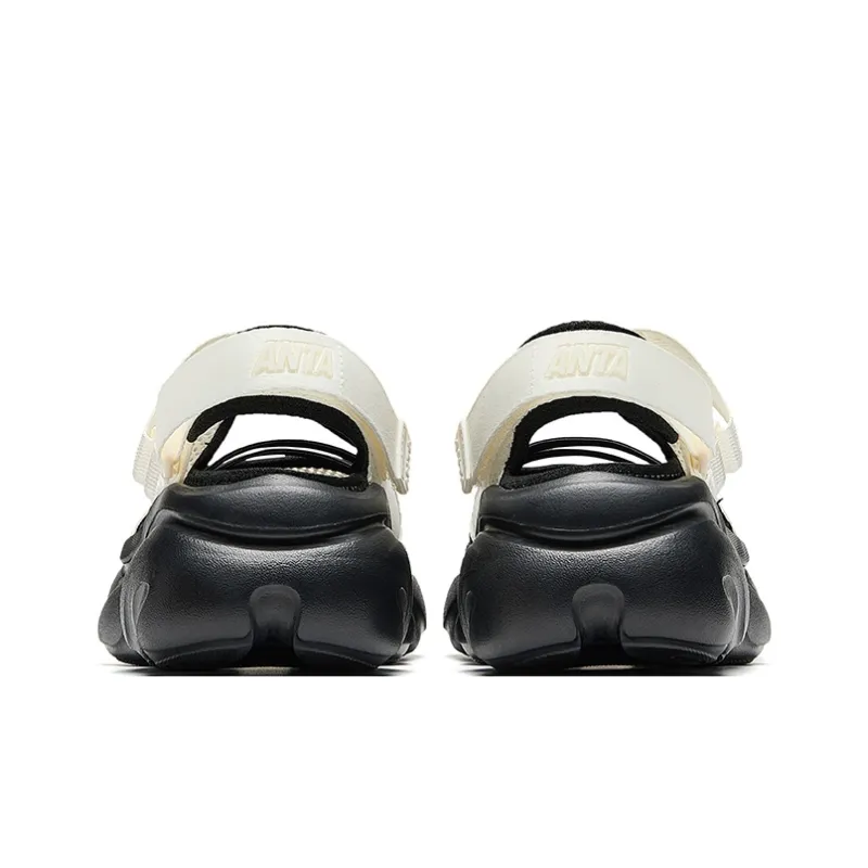 Anta Anti Slip Wear Resistant River Trekking Shoes Women's White Black-3