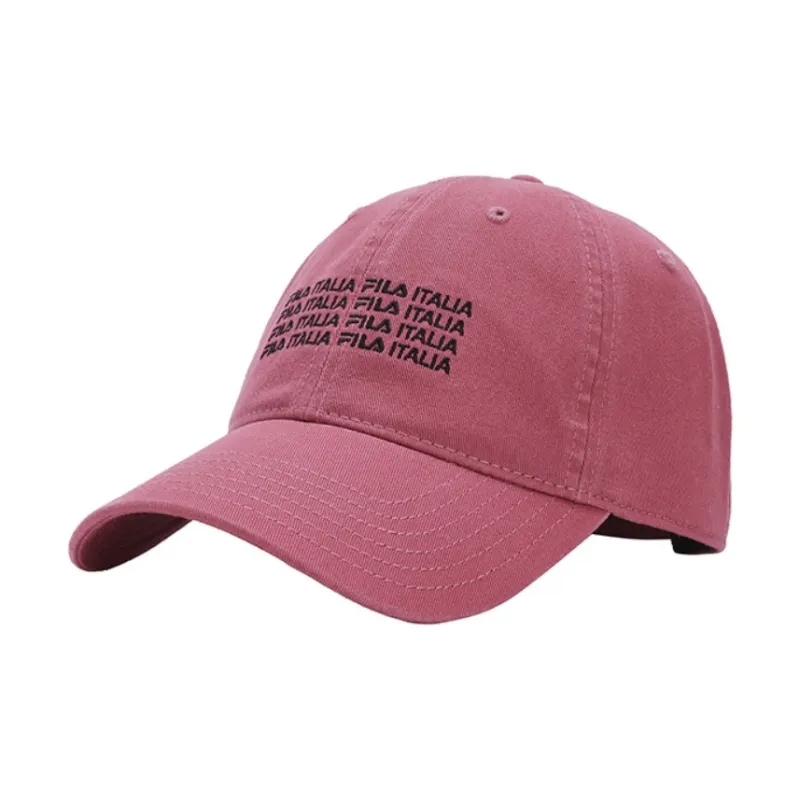FILA Lifestyle Polyester Baseball Caps Unisex Rock Rose Red-1