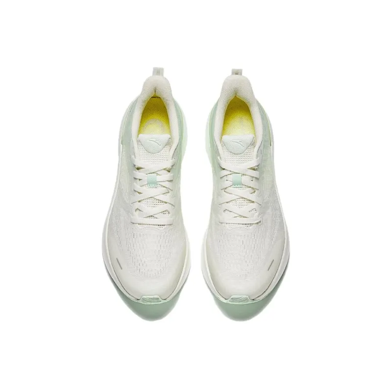 Anta Lightweight, Breathable, And Rebound Low Top Casual Running Shoes Women's White Green-2