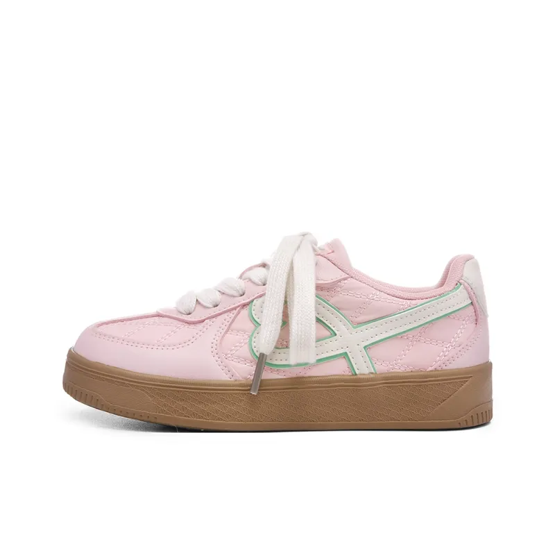 Lovely You Abrasion Resistant Lightweight Slip Resistant Low Top Skateboard Shoes Women's-10