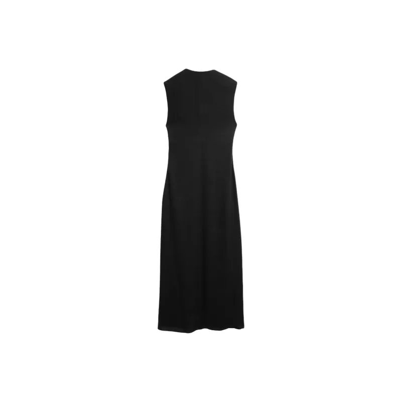 Massimo Dutti Sleeveless Dress Women's Black-1