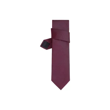 HERMES Silk Ties Men's Burgundy