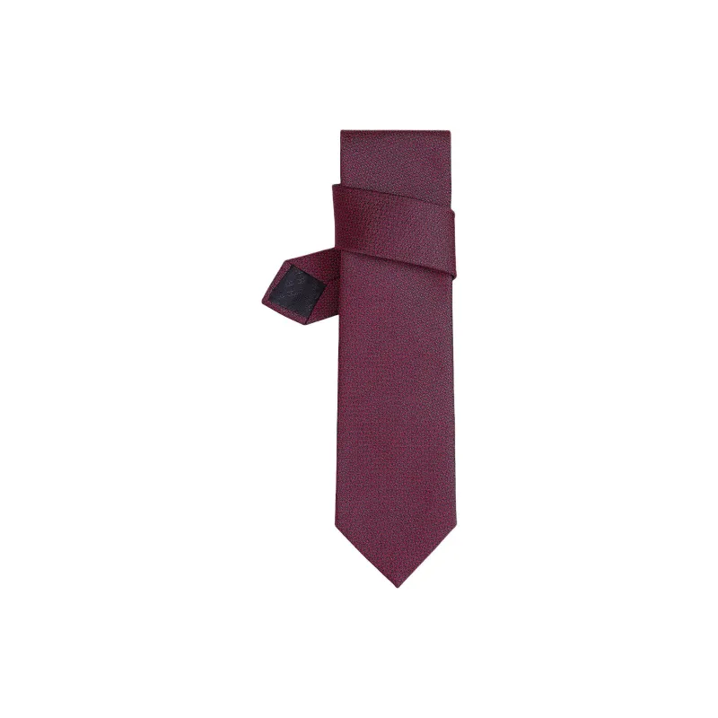 HERMES Silk Ties Men's Burgundy-0