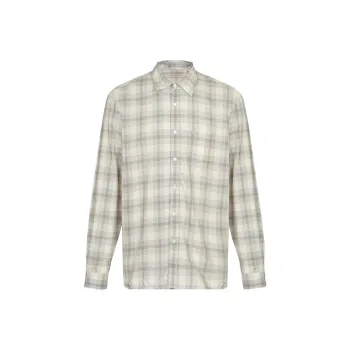 Burberry Shirt Men's Light Gray