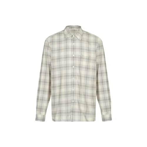 Burberry Shirt Men's Light Gray
