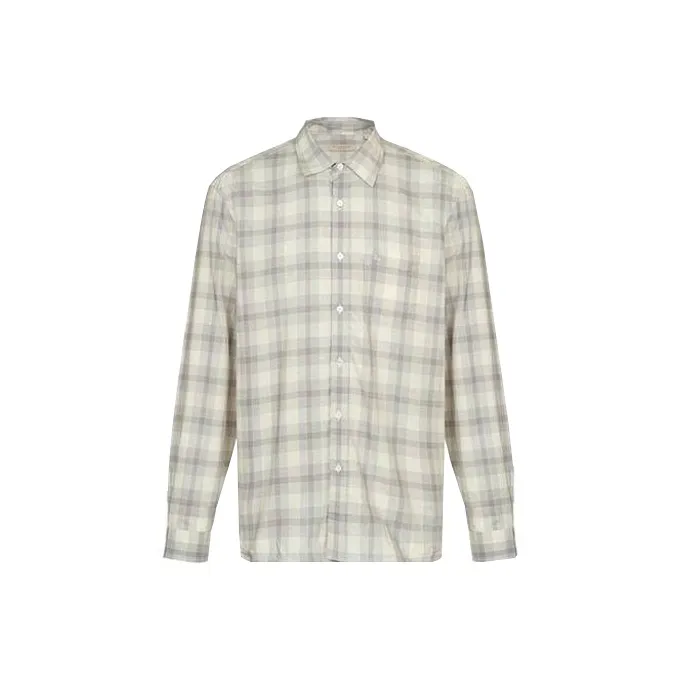 Burberry Shirt Men's Light Gray-0
