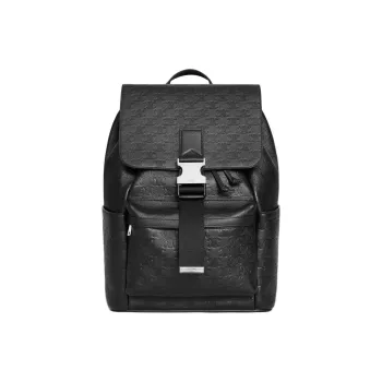 CELINE Triomphe Cow Leather Backpack Men's Black