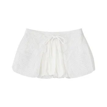 RUNTOTHEFUTURE Casual Shorts Women's Antique White
